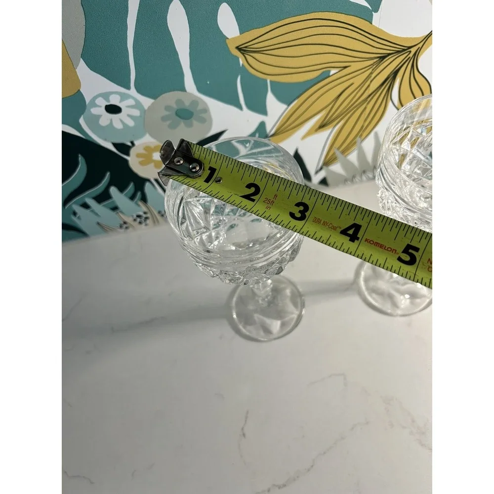 Set Of 2‎ Action Industries Ai-2 Crystal Wine Glass Goblet Stemware Diamond